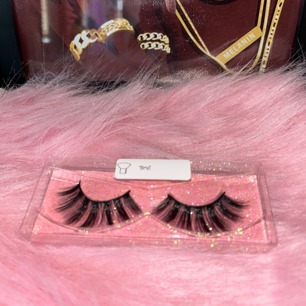25mm Fluffy Mink Lashes – Wispy Dramatic False Eyelashes Reusable